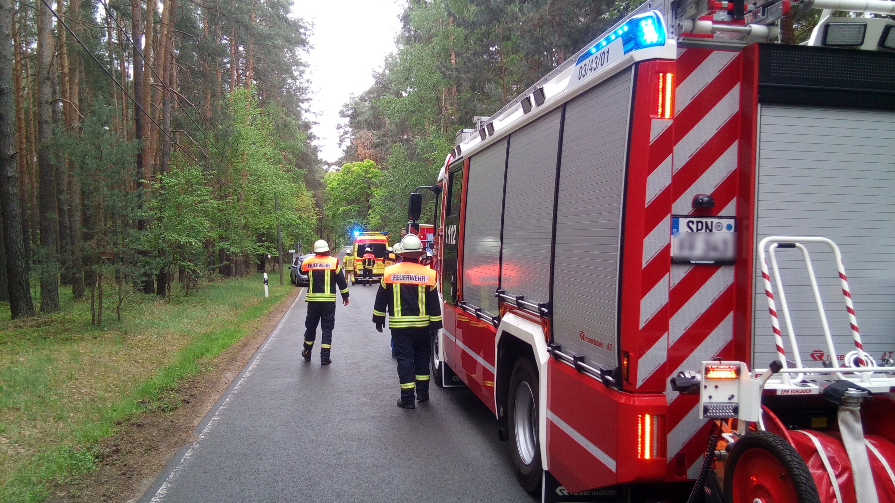 Verkehrsunfall bei Glinzig