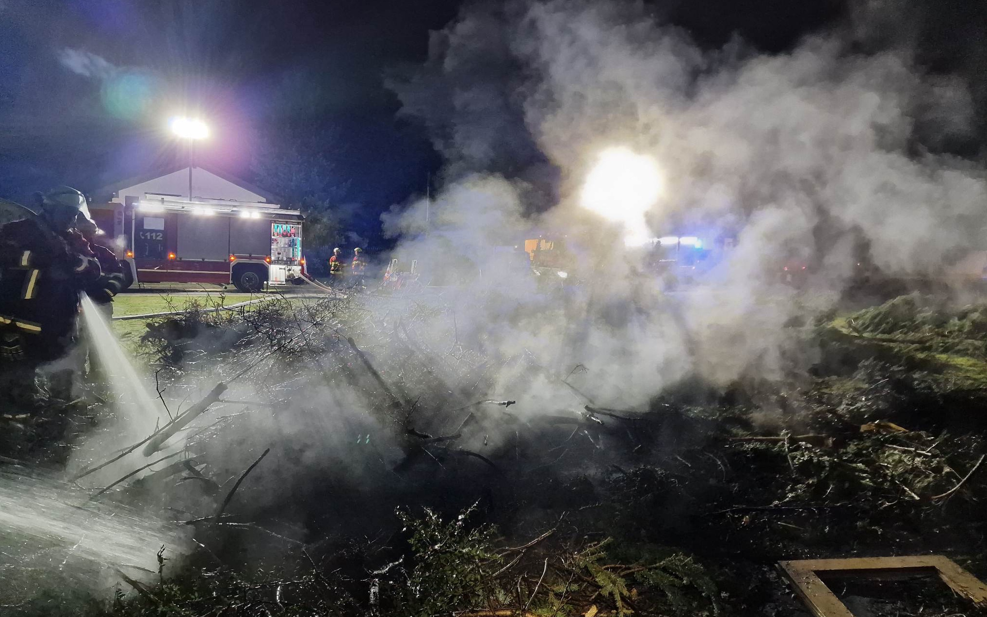 Verfrühtes Osterfeuer
