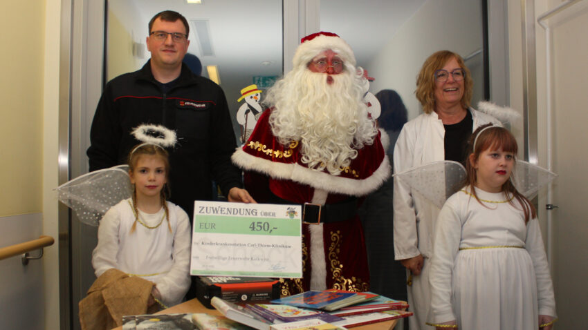 Scheckübergabe im MUL-CT