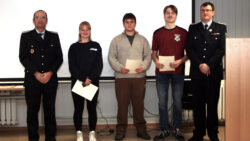 Zum Feuerwehrmann befördert